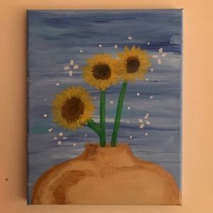 Acrylic canvas painting